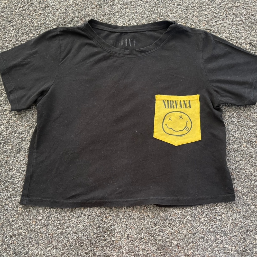 Nirvana Crop Tee